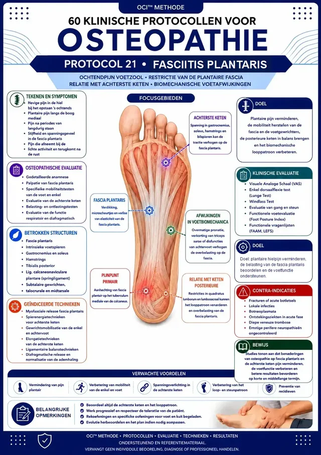 Protocol 21: fasciitis plantaris