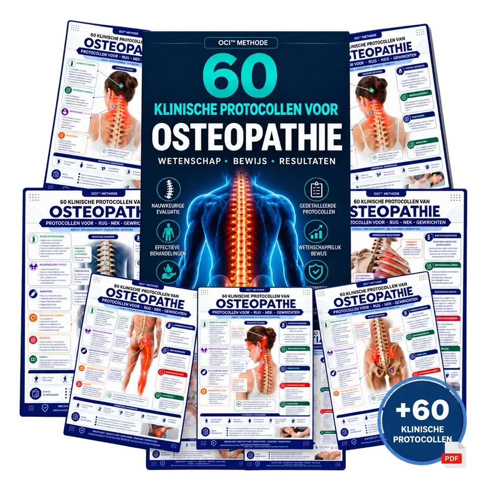 Overzicht van de 60 klinische osteopathieprotocollen