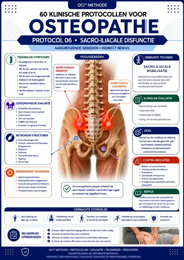 Protocol 06: sacro-iliacale disfunctie